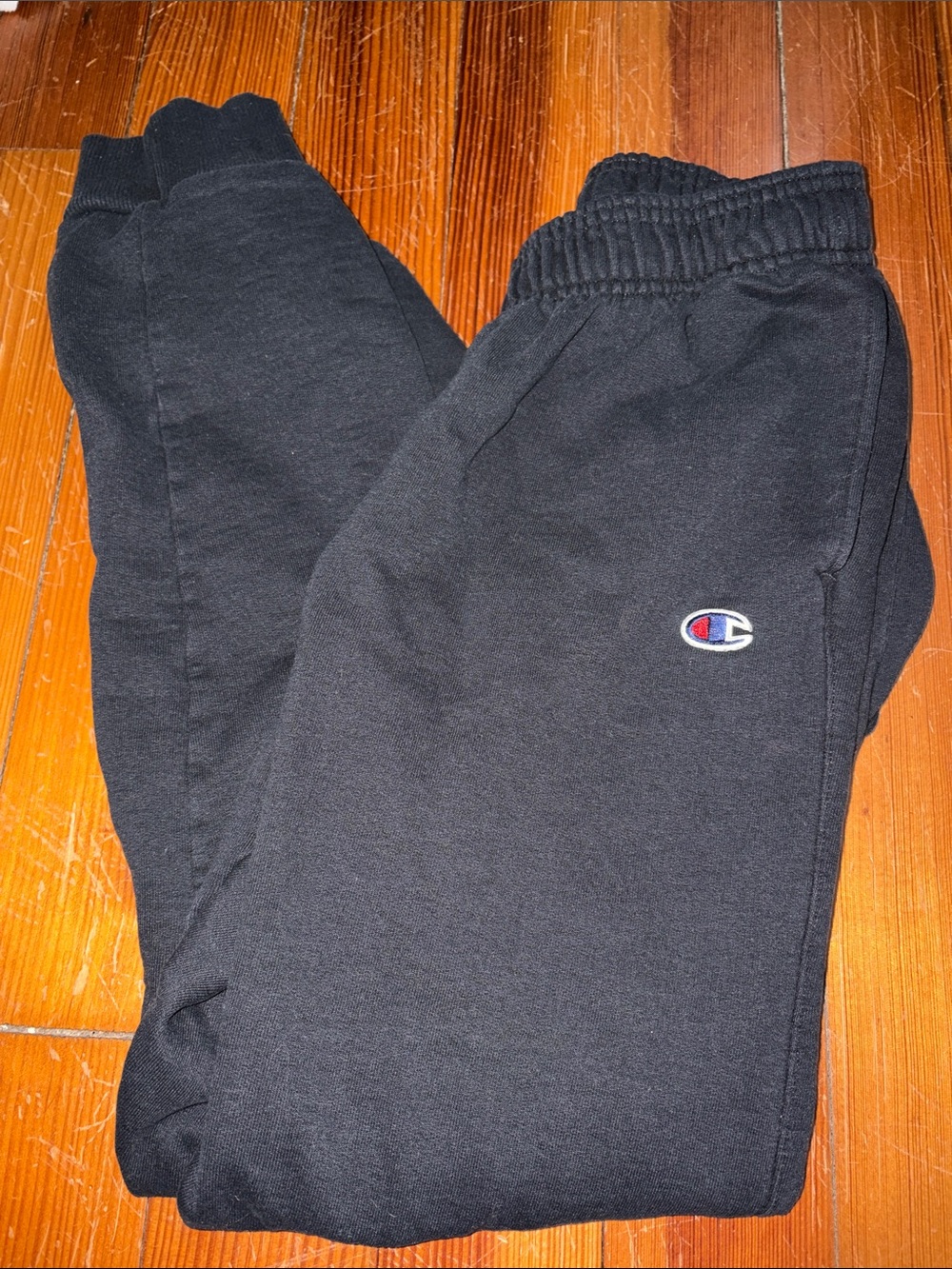Champion Black Jogger Sweatpants | S
